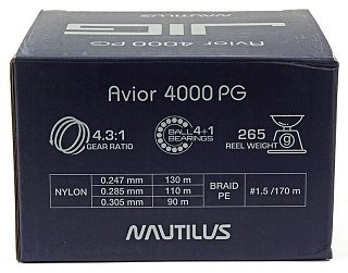 Катушка Nautilus Avior 4000 PG - фото 4