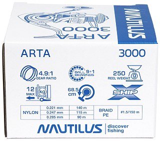 Катушка Nautilus Arta 3000 New - фото 13