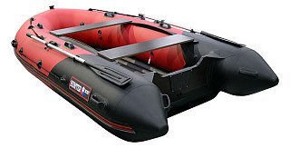 Лодка Хантер 350 Про красно-черный - фото 2