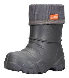 Сапоги Nordman Kids школьные утепленные с манжетой из вельвета ЭВА серые - фото 2