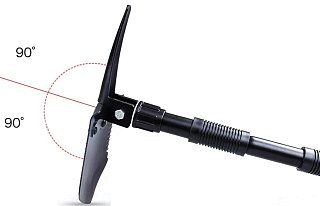 Лопата Taigan Tactical туристическая складная  black - фото 9