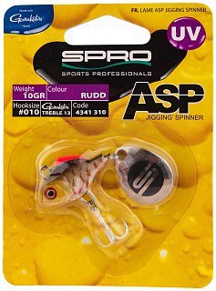 Тейл-спиннер SPRO ASP spinner UV rudd 10гр