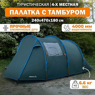 Палатка PerevalPro Storm Dome 4 - фото 1