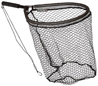 Подсачек Savage Gear pro finezze rubber mesh net L 46x56см плавающий