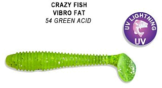 Приманка Crazy Fish Vibro fat 2,7'' 1-71-54-6