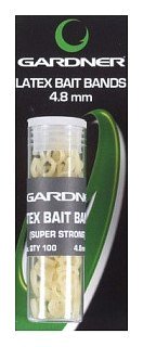 Кольцо Gardner Latex bait bands 4,8мм силиконовое уп 100шт - фото 2