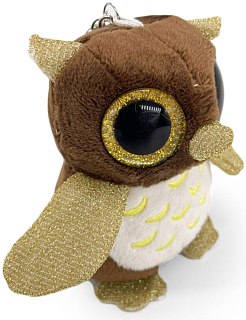 Игрушка Mimis Сова с подвесом коричневая 11см - фото 6