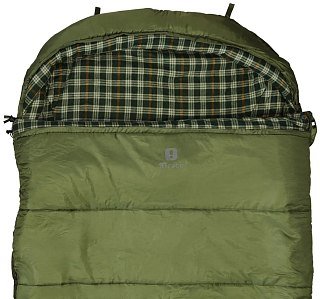 МП Спальный мешок BTrace Rich Правый, Правый, Зеленый - фото 4