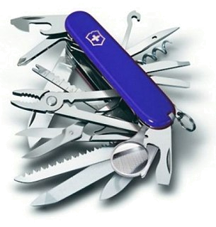 Нож Victorinox SwissChamp 91мм 33 функций синий - фото 2