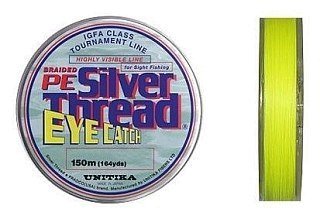 Шнур Unitika Braided PE Silver Thread eye catch 150м 0,128мм 3кг