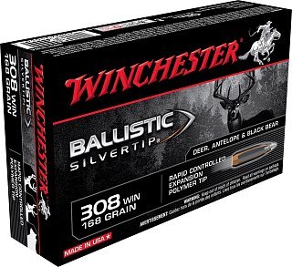 Патрон 308Win Winchester Ballistic SilverTip Polymer Tip 10,9гр 1/20 - фото 1