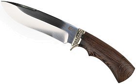 Нож ИП Семин Скиф кованая сталь 95x18 венге литье