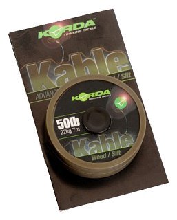 Поводочный материал Korda kable leadcore weed 7м 