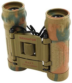 Бинокль Navigator 8x21 зеленый кмф - фото 4