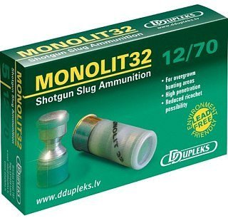 Патрон 12х70 DDupleks пуля Monolit 32г