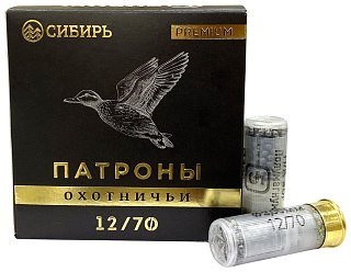Патрон 12х70 Сибирь Premium 5 34г