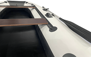 Лодка BigBoat Bering 340П бело-черный - фото 7