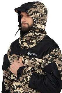 Костюм Huntsman Горка-3 combo В-003/черный смесовая рип-стоп - фото 16