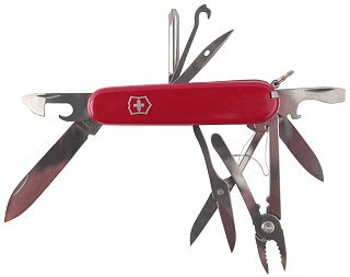 Нож Victorinox Deluxe Tinker 91мм 17 функций красный - фото 1