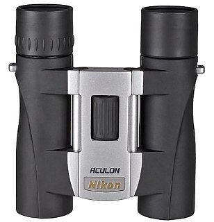 Бинокль Nikon Aculon A30 10x25 silver - фото 2