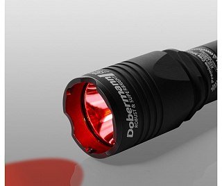 Фонарь Armytek Dobermann XP-E2 красный Com - фото 2