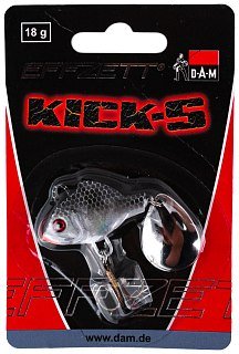 Блесна DAM Effzett Kick-S spinner silver 18гр