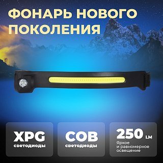 Фонарь Pereval BT-HL9036 налобный 250 Lumens - фото 2