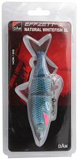 Приманка DAM Effzett natural white fish SL 14см 30гр sinking roach