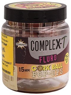Бойлы Dynamite Baits CompleX-T fluro cork ball 15мм - фото 1