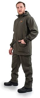 Костюм Orion Active Свелл с полукомбинезоном деми полофлис хаки - фото 4