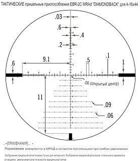Прицел Vortex Diamondback tactical 4-16х44 FFP - фото 6