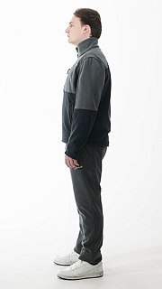 Джемпер Nautilus Keepler флисовый Grey/Dark Grey с принтом - фото 3