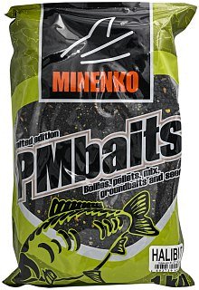 Прикормка MINENKO PMbaits Groundbaits 1кг halibut - фото 1