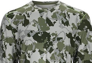 Термофутболка Simms SolarFlex Crew Regiment Camo Clover  - фото 2