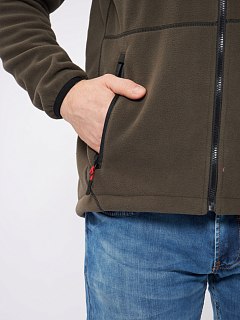 Куртка Alaskan blackWater X флис с капюшоном хаки  - фото 5