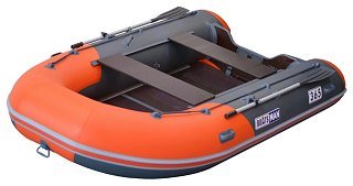 Лодка Boatsman BT365SK надувная графитово-оранжевый - фото 1