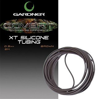 Трубка-противозакручиватель Gardner Covert XT silicon tubing 2м brown