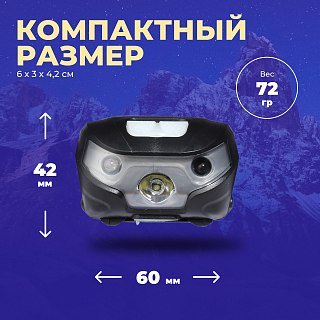 Фонарь Pereval BT-HL9013 налобный 160 Lumens - фото 8