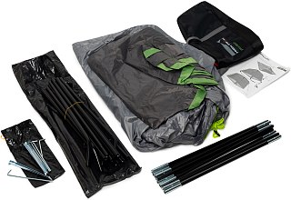 Палатка High Peak PAVILLON grey-lime 300x300x220 - фото 3