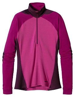 Термобелье Patagonia Merino 3mw zip neck 099 футболка - фото 1