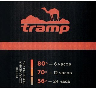 Термос Tramp Soft touch 1,0л серый - фото 5