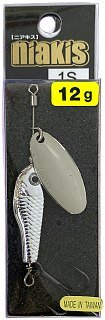 Блесна Smith Niakis 12гр цв 01 silver - фото 4