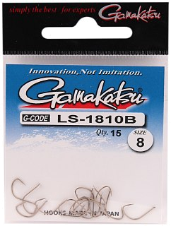 Крючок Gamakatsu NL LS-1810B bronze №8 - фото 1