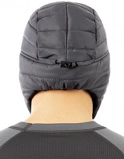Шапка-ушанка Payer Твин стеганая таффета графит - фото 3