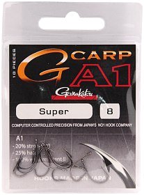 Крючок Gamakatsu A1 G-Carp super Hook №8 уп.10шт