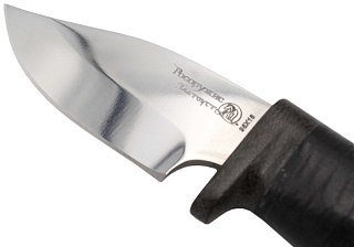 Нож Росоружие Малек 95х18 кожа гравировка - фото 5