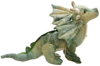 Игрушка Leosco Дракон зеленый 25см - фото 2