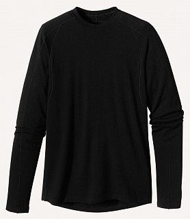 Термобелье Patagonia Merino 3mw crew 155 футболка black - фото 2