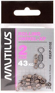 Вертлюг Nautilus Rolling Swivel 0102 №2 43кг