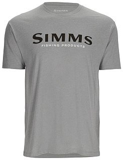 Футболка Simms Logo T-Shirt Cinder Heather 